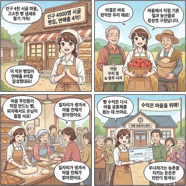 4컷 만화. / 위키푸디