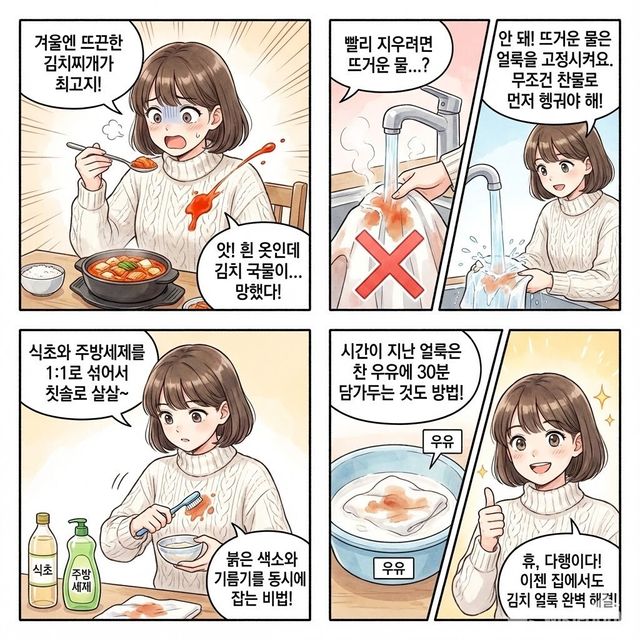 4컷 만화. / 위키푸디