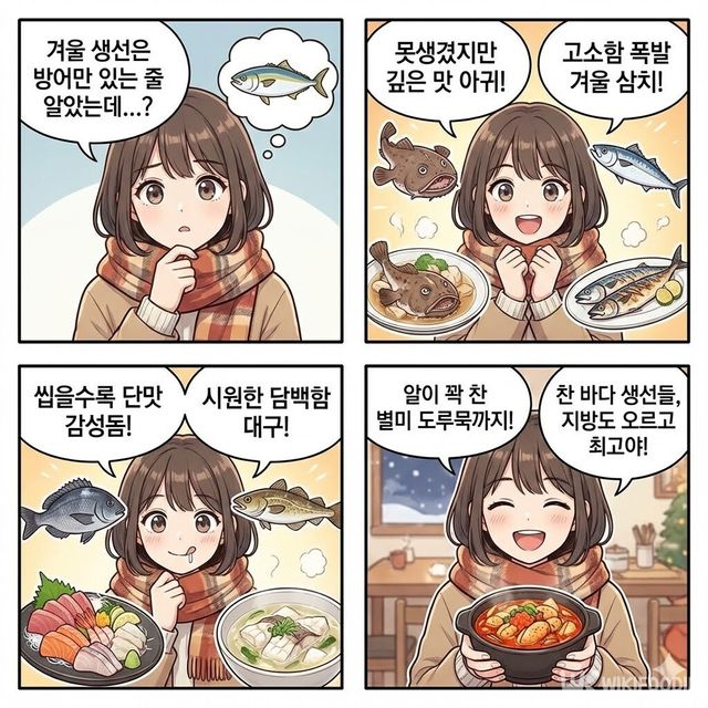 4컷 만화. / 위키푸디