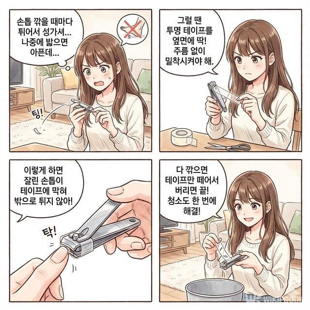 4컷 만화. / 위키푸디