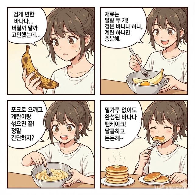 4컷 만화. / 위키푸디