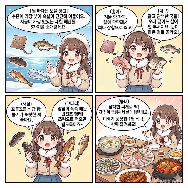 4컷 만화. / 위키푸디