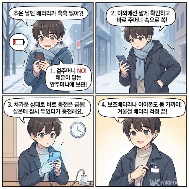4컷 만화. / 위키푸디