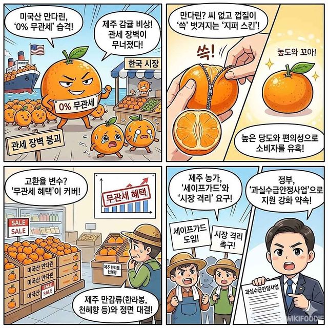 4컷 만화. / 위키푸디