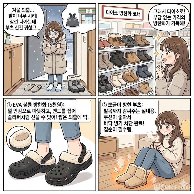 4컷 만화. / 위키푸디