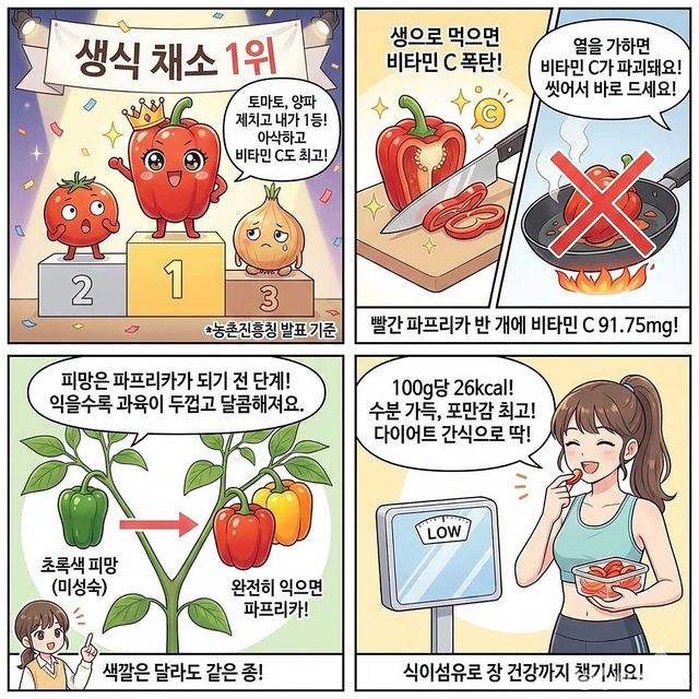 4컷 만화. / 위키푸디