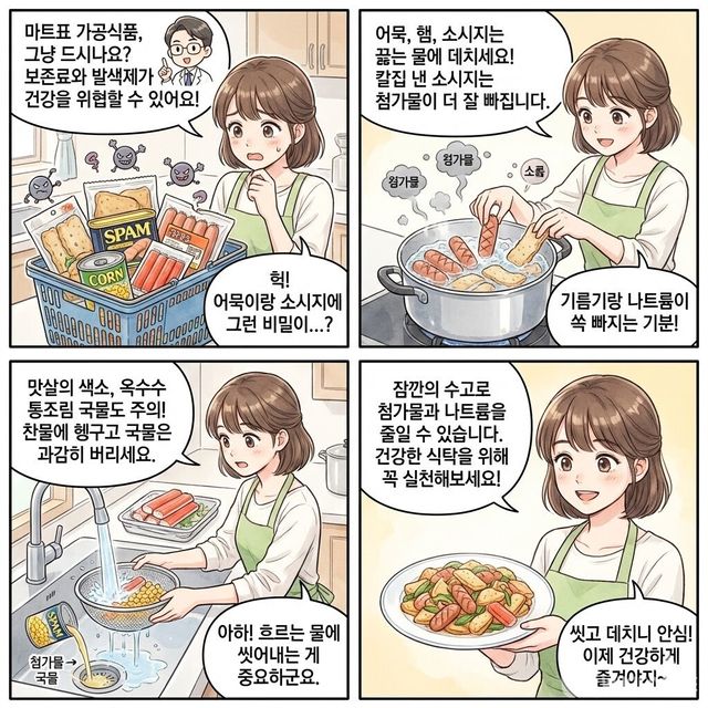 4컷 만화. / 위키푸디