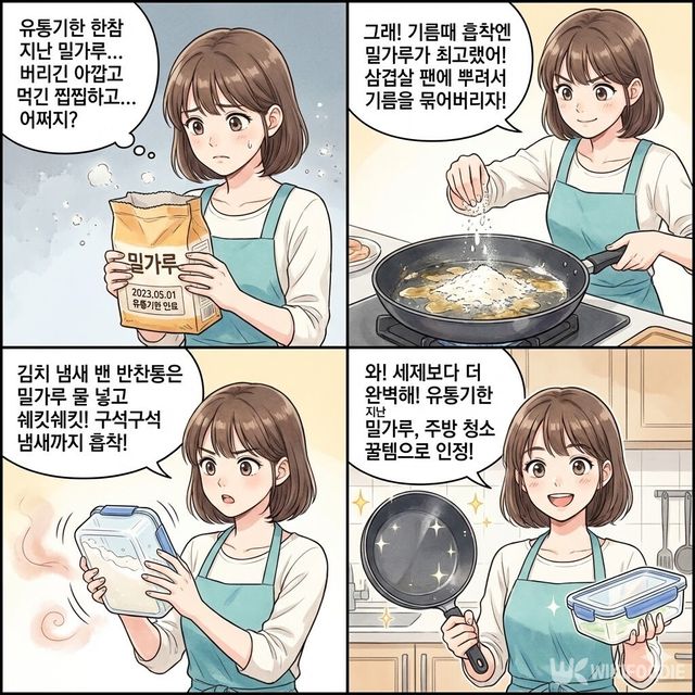 4컷 만화. / 위키푸디