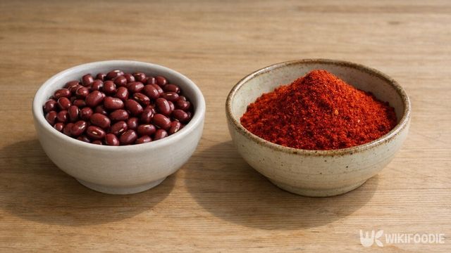 붉은 팥과 향이 강한 양념은 제사 음식에서 사용하지 않았다. / 위키푸디