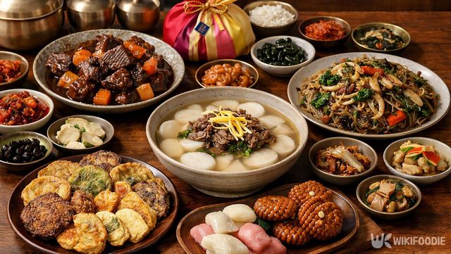 설날 상차림 자료 사진. / 위키푸디