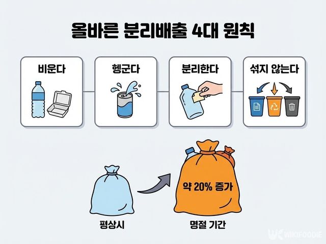 아이스팩 내용물에 따라 배출 방법을 나누는 모습이다. / 위키푸디