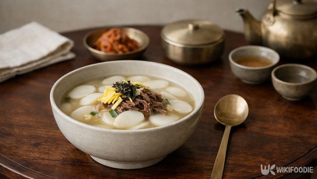 한 그릇의 떡국이 한 해를 넘겼음을 알리는 기준이 됐다. / 위키푸디
