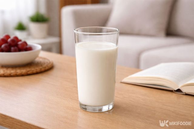 우유가 식탁에 놓여 있다. / 위키푸디