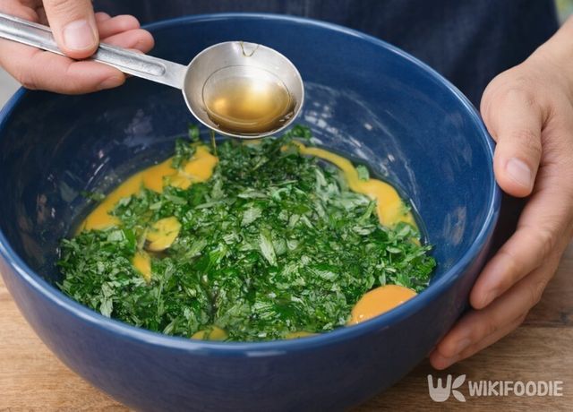 쑥 계란말이 자료 사진. / 위키푸디