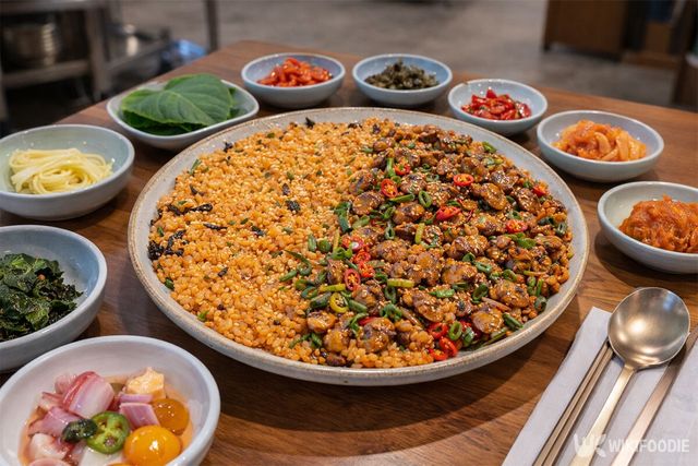 연화마을 꼬막 비빔밥의 2인 세트. / 위키푸디