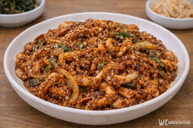 완성된 주꾸미볶음의 모습. / 위키푸디