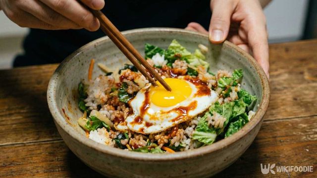 1박 2일 강호동 봄동비빔밥 만드는 법. / 위키푸디