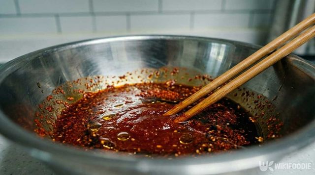 양념장을 만드는 모습. / 위키푸디