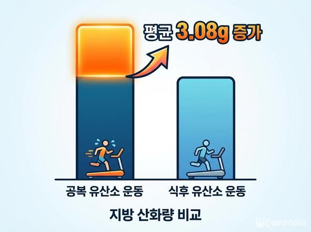 근력운동, 유산소 운동 병행 삽화. / 위키푸디