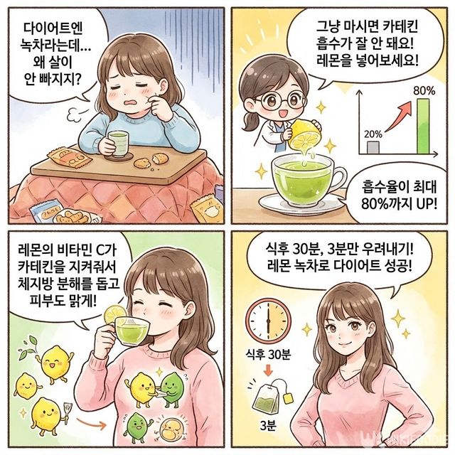 4컷 만화. / 위키푸디