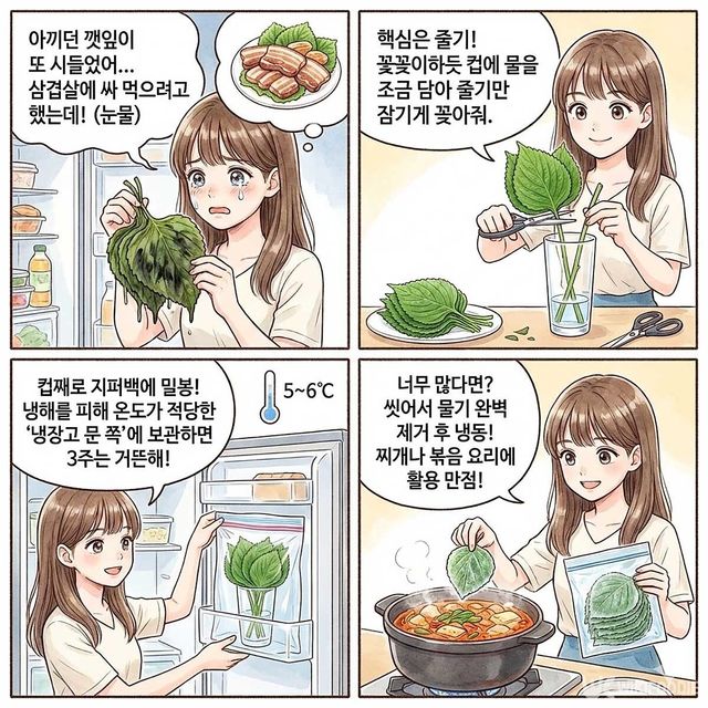 4컷 만화. / 위키푸디