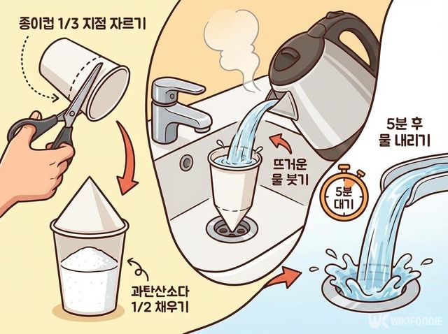 종이컵 가공 과정 삽화. / 위키푸디