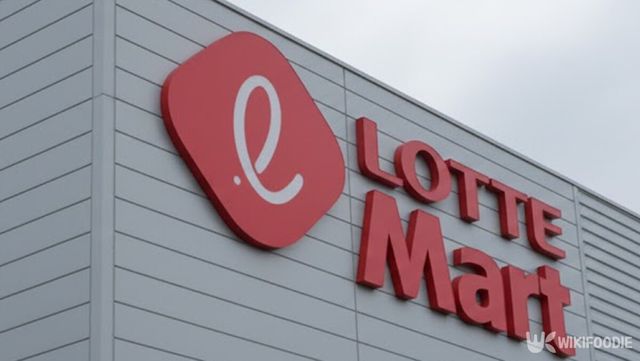 롯데마트 간판 사진. / 위키푸디