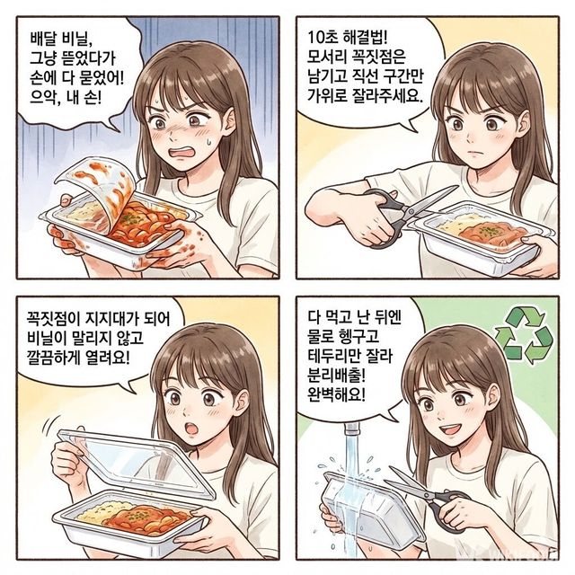 4컷 만화. / 위키푸디