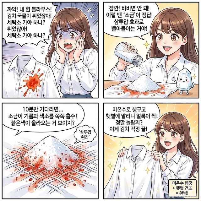 4컷 만화. / 위키푸디