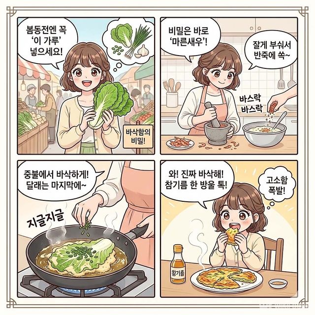4컷 만화. / 위키푸디