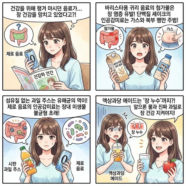 4컷 만화. / 위키푸디
