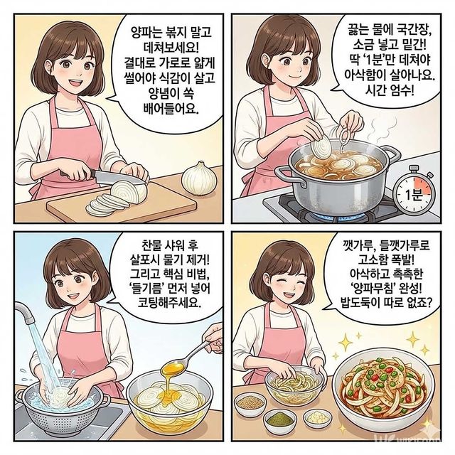 4컷 만화. / 위키푸디