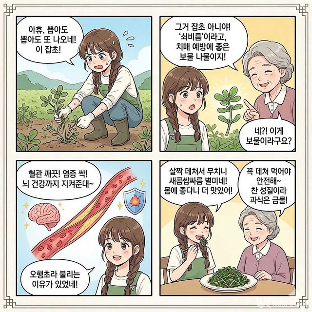 4컷 만화. / 위키푸디