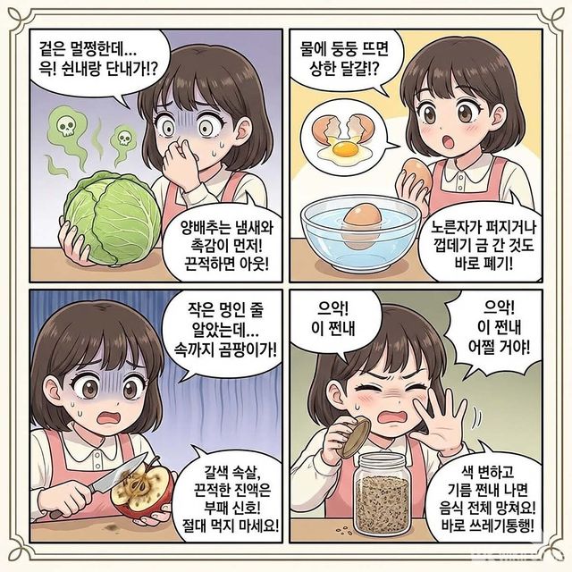 4컷 만화. / 위키푸디