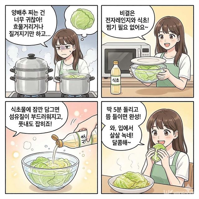 4컷 만화. / 위키푸디