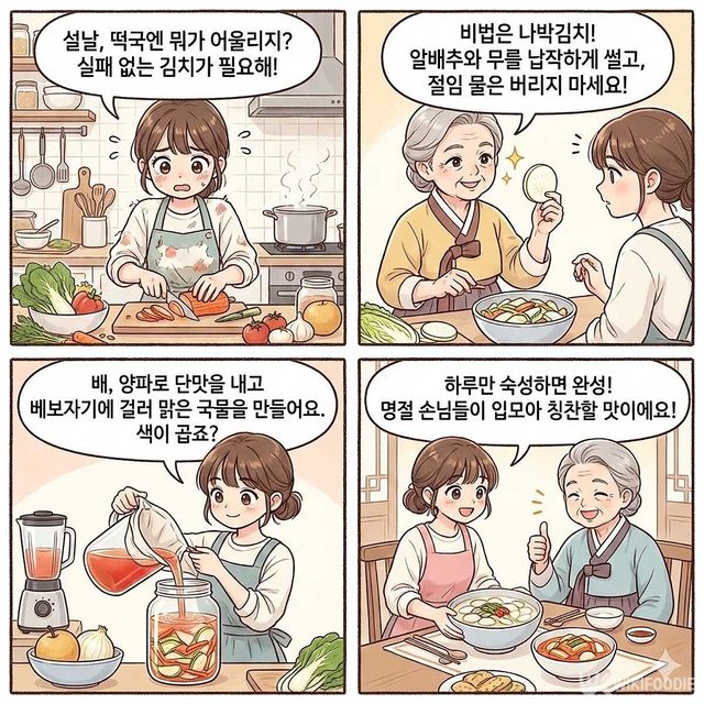 4컷 만화. / 위키푸디