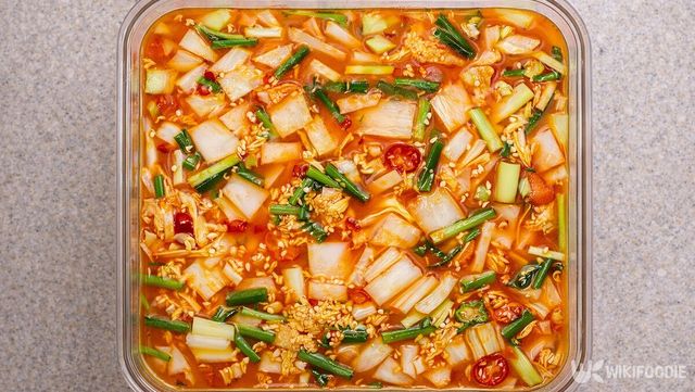 완성된 나박김치의 모습. / 위키푸디