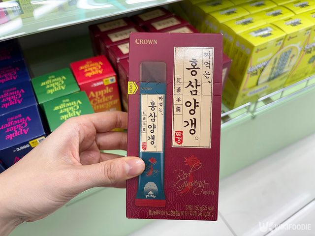 크라운 홍삼 양갱 자료 사진. / 위키푸디