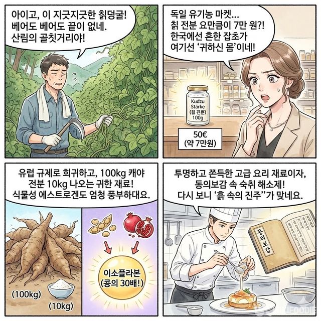 4컷 만화. / 위키푸디