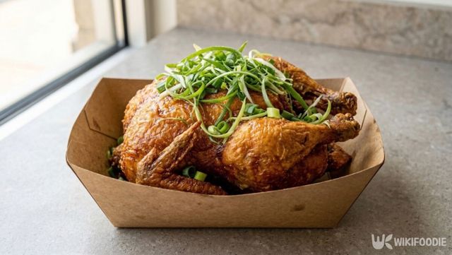 기사 이해를 돕기 위해 제작된 통닭튀김 AI 사진.