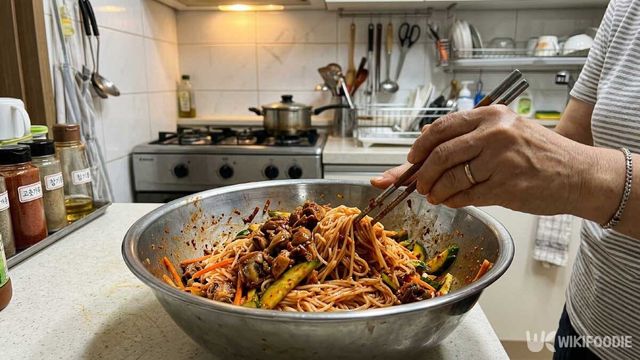 뱅이 돌나물무침 만드는 과정. / 위키푸디 공식 웹 사이트