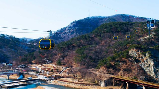 소금산 케이블카. /&nbsp;&nbsp;원주시청 관광과