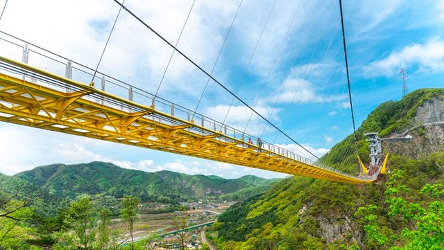 소금산 울렁다리. /&nbsp;&nbsp;원주시청 관광과