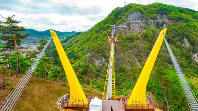 소금산 울렁다리. /&nbsp;&nbsp;원주시청 관광과