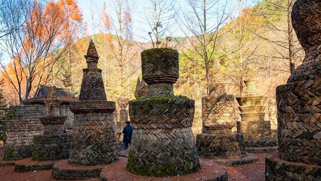상소동산림욕장 돌탑/ 한국관광공사, AI