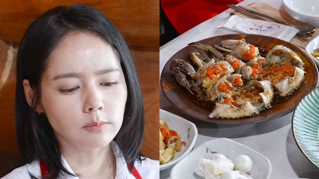 한가인이 간장게장 맛집 3곳을 찾았다. / 유튜브 '자유부인 한가인'