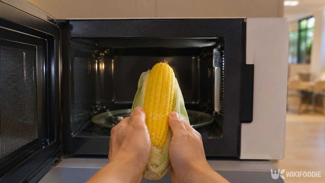 초당옥수수를 전자레인지에 찌는 법.