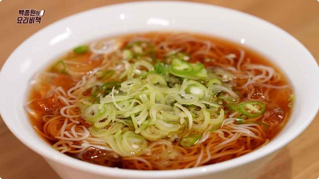 간장냉국수. / 유튜브 '백종원 PAIK JONG WON'