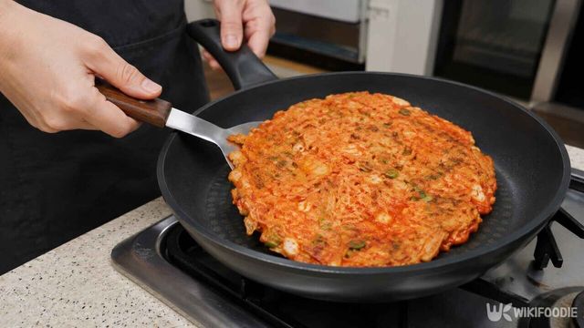 김치부침개 레시피. / 위키푸디