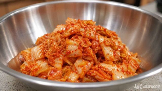 김치부침개 레시피. / 위키푸디